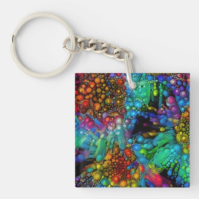 Psykedeliska Daisy för Bubble Burst-Abstrakt (Framsidan)