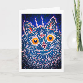 Psykedeliska katter - tackkort