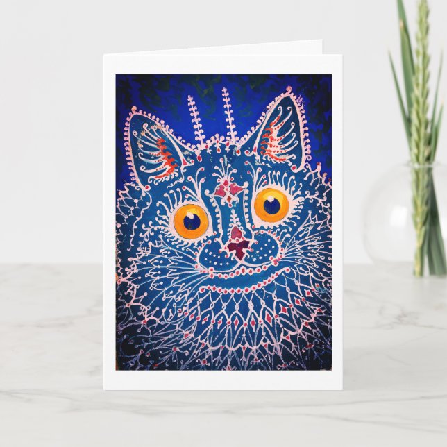 Psykedeliska katter - tackkort (Framsida)