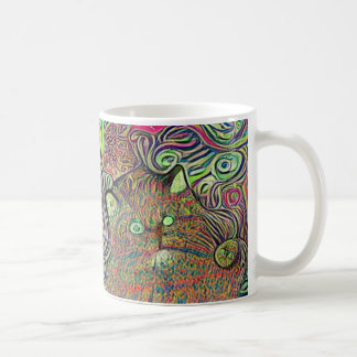 Psykedeliska kool Kats 34 Kaffemugg