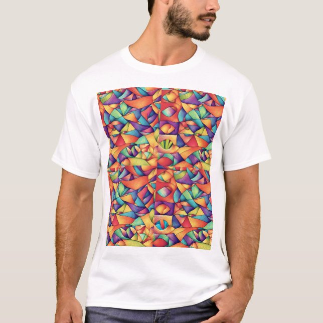 Psykedeliska oceanen t shirt (Framsida)