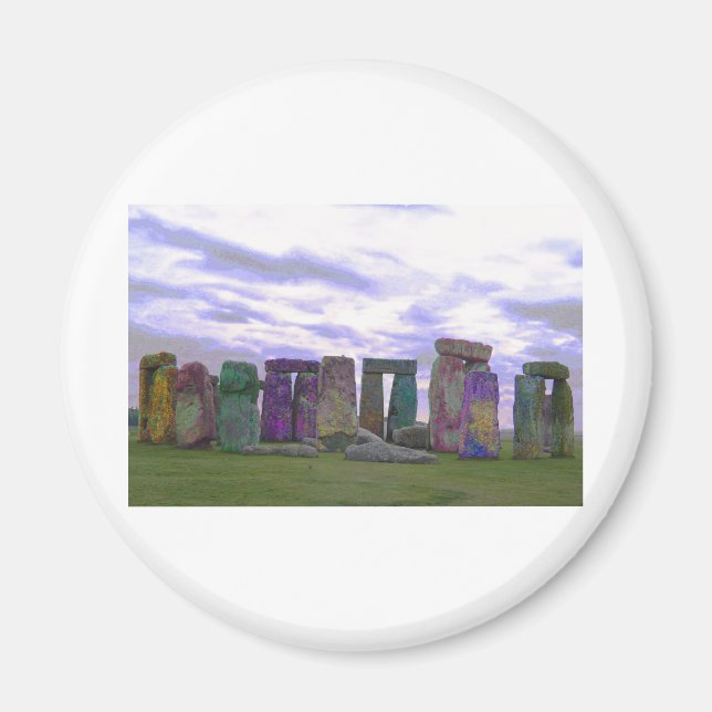 Psykedeliska stenar magnet (Framsidan)