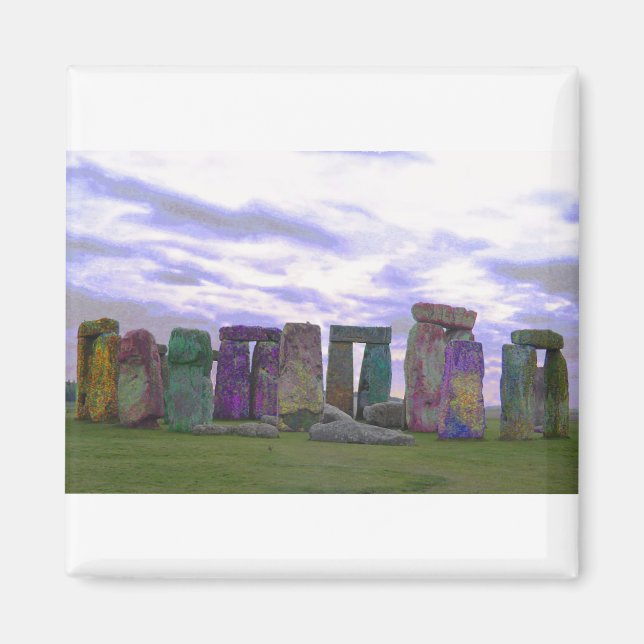 Psykedeliska stenar magnet (Framsidan)