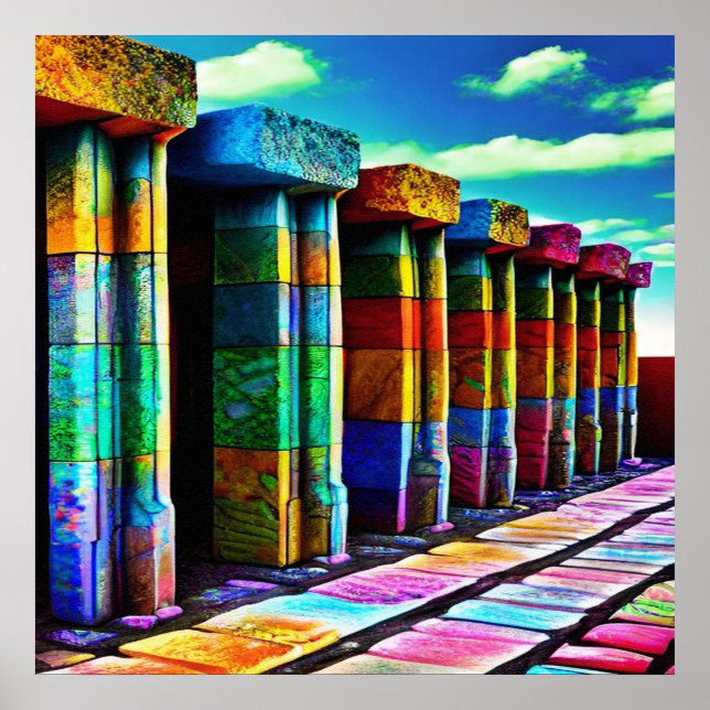 Psykedeliska stenar poster (Framsidan)