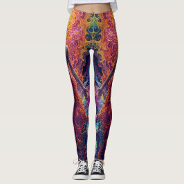Psykedeliska visionära binjurebarkningar - Psykede Leggings