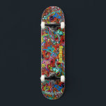 Psykedeliskt däck för Skateboard<br><div class="desc">Gör det här Psychedelic Deck till ditt eget genom att lägga till texten. Om du vill komma åt avancerad redigering går du till "Anpassa den här verktygen" och klickar på "Information",  rulla ner och tryck på länken "klicka för att anpassa ytterligare".</div>