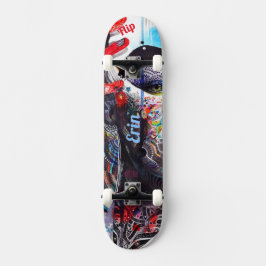 Psykedeliskt däck för Skateboard