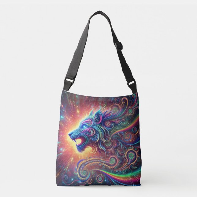 Psykedeliskt djur - Galaktisk sprit Axelväska (Framsida)