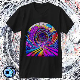 Psykedeliskt formulär-In-ortex T Shirt