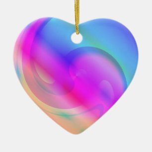 Psykedeliskt hjärta Ornament