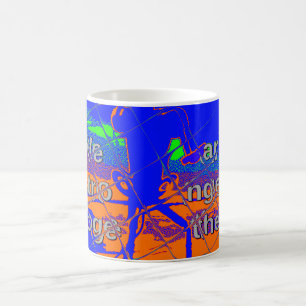 Psykedeliskt hopp från Förenade Stater: Blue Unity Kaffemugg
