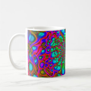 Psykedeliskt kaffe mugg