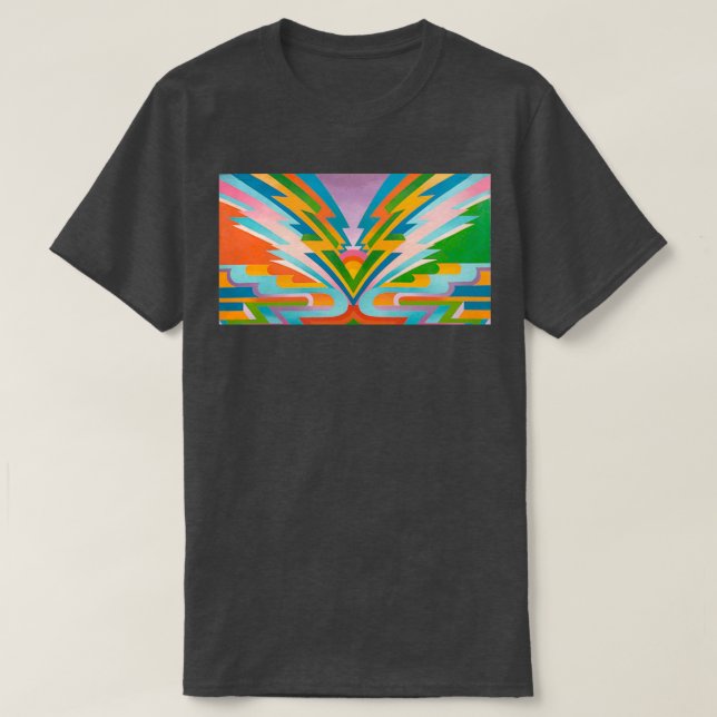 Psykedeliskt piano 1 t shirt (Design framsida)