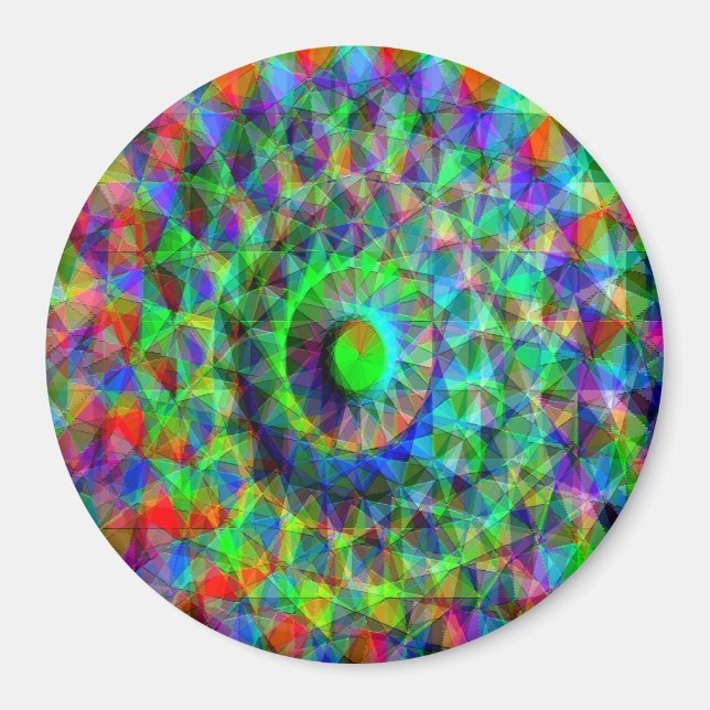 Psykedeliskt rymdskepp...... magnet (Framsidan)