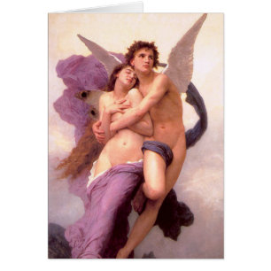Psyken och Cupid Hälsningskort