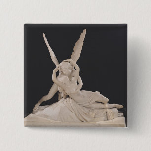 Psyken som upplivas av kyssen av cupiden 1787-93 knapp