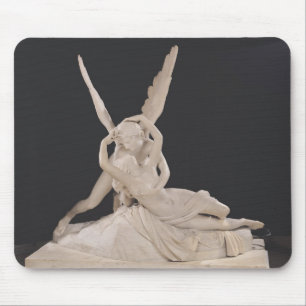 Psyken som upplivas av kyssen av cupiden 1787-93 musmatta