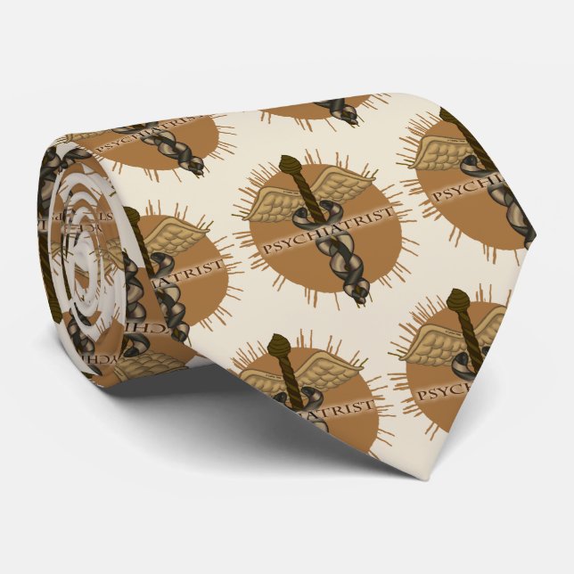 Psykiater Caduceus Slips (Rullad)