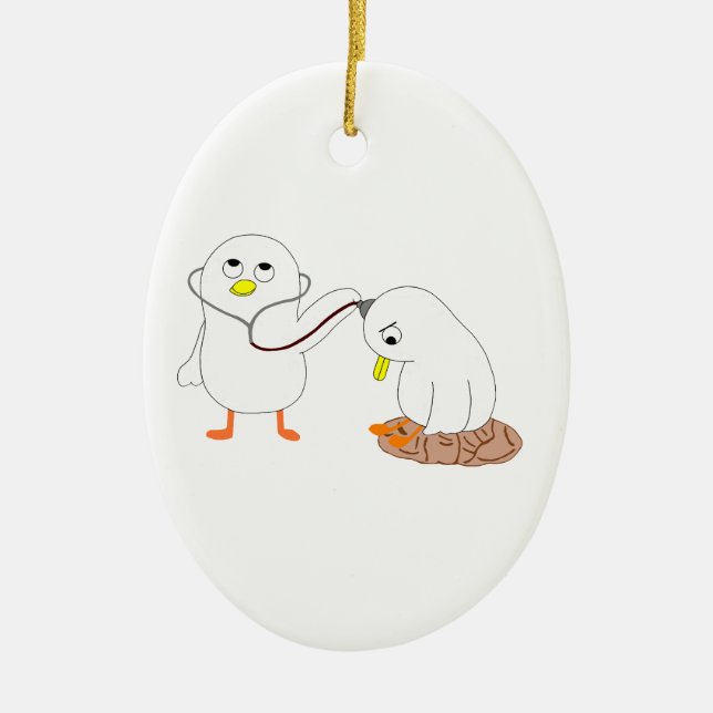 Psykiater Julgransprydnad Keramik (Framsidan)