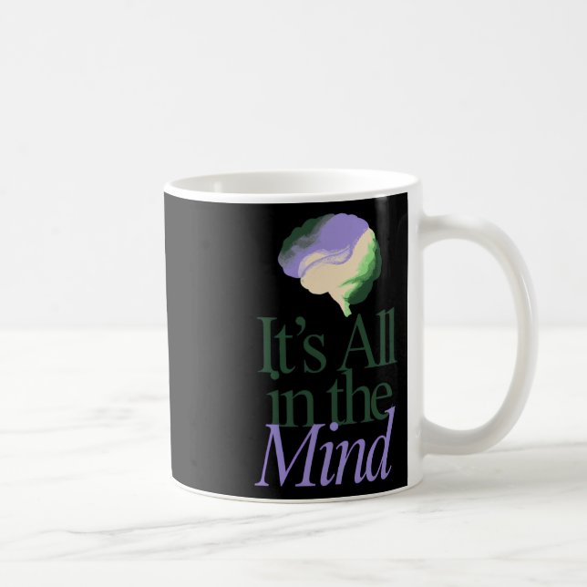 Psykiatri Det Handlar Om Sinnet Hjärnan Citat  Kaffemugg (Höger)