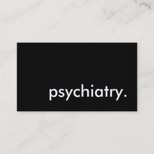 psykiatri. visitkort