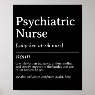 Psykiatrisk sjuksköterska definition mental hälsa poster