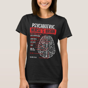 Psykiatrisk sjuksköterska med påskrift Reel Psyc T Shirt