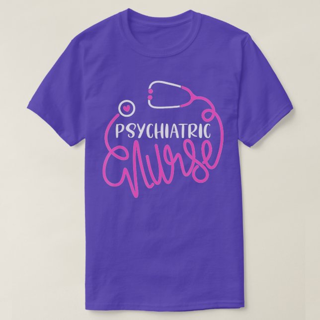 Psykiatriska sjuksköterskor med akut kornsklass Ps T Shirt (Design framsida)