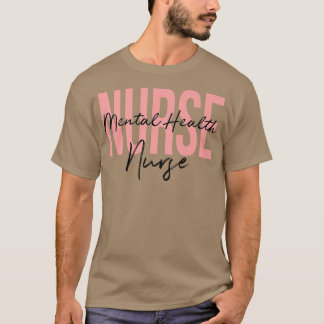 Psykiatriska sjuksköterskor med sjuksköterska med  t shirt