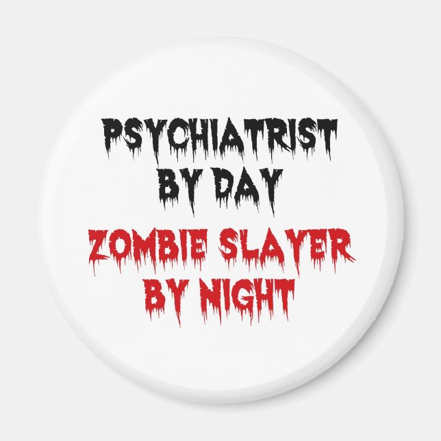 Psykiatrist by Day Zombie Sayer by Natt Magnet (Framsidan)