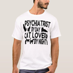 Psykiatrist Cat Lover T-shirt