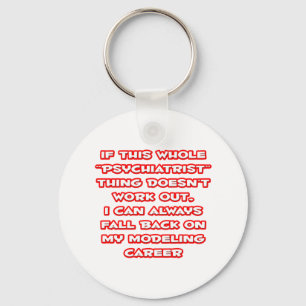 Psykiatrist Humor ... Modelleringskort Nyckelring