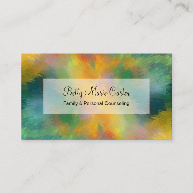 Psykiatrist Modern design Visitkort (Framsida)