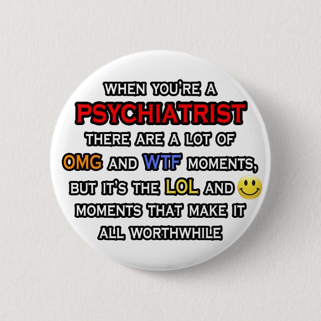 Psykiatrist... OMG WTF LOL Knapp (Framsida)
