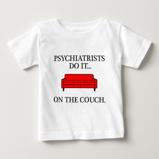 Psykiatrister gör det... På soffan. Tröja (Framsida)