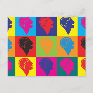 Psykiatry Pop Art Vykort