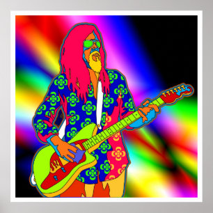 Psykidelisk musik poster FRÅN 8.99