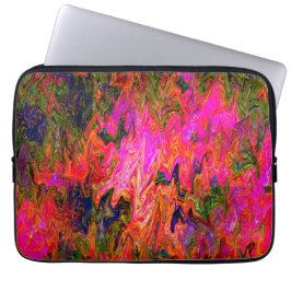 Psykidelisk svart roligt...... laptop fodral