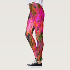 Psykidelisk svart roligt...... leggings