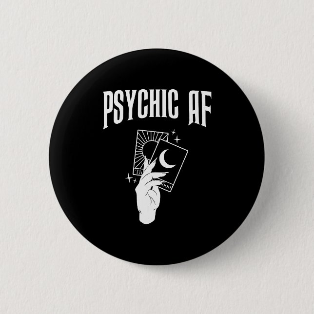 Psykisk Af Rollig New Age-Ockult Tarot Klärvoajant Knapp (Framsida)