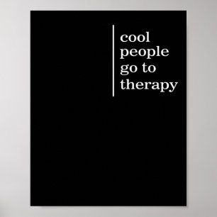 Psykisk Coola Människor går till behandlingserfare Poster