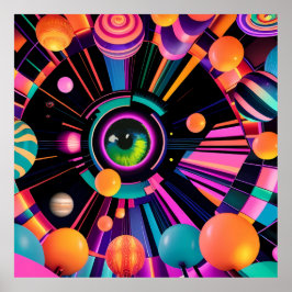 Psykisk godisstation poster