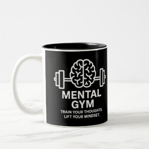 Psykisk gym - Motivational Mindset Två-Tonad Mugg