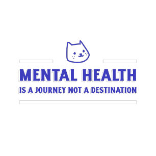 Psykisk hälsa är en resa i T-Shirt Mental Hälsa