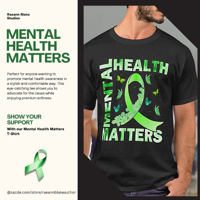 Psykisk Hälsa Är Viktig T-Shirt (Skapare uppladdad)