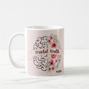 Psykisk hälsa Band med nedre mellanrum Kaffemugg