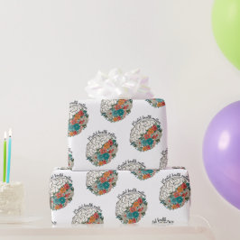 Psykisk hälsa Blommigt Psykisk hälsa Presentpapper