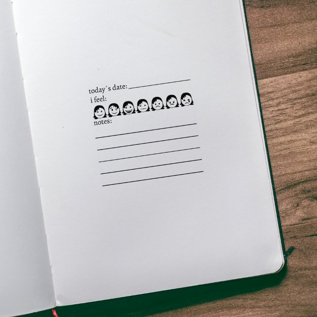 Psykisk hälsa, Diary Mood, Journal Stämpel (Skapare uppladdad)