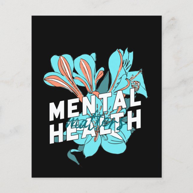 Psykisk hälsa flygblad (Framsidan)