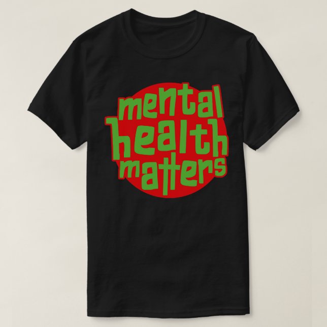 Psykisk hälsa - frågor om psykisk hälsa t shirt (Design framsida)